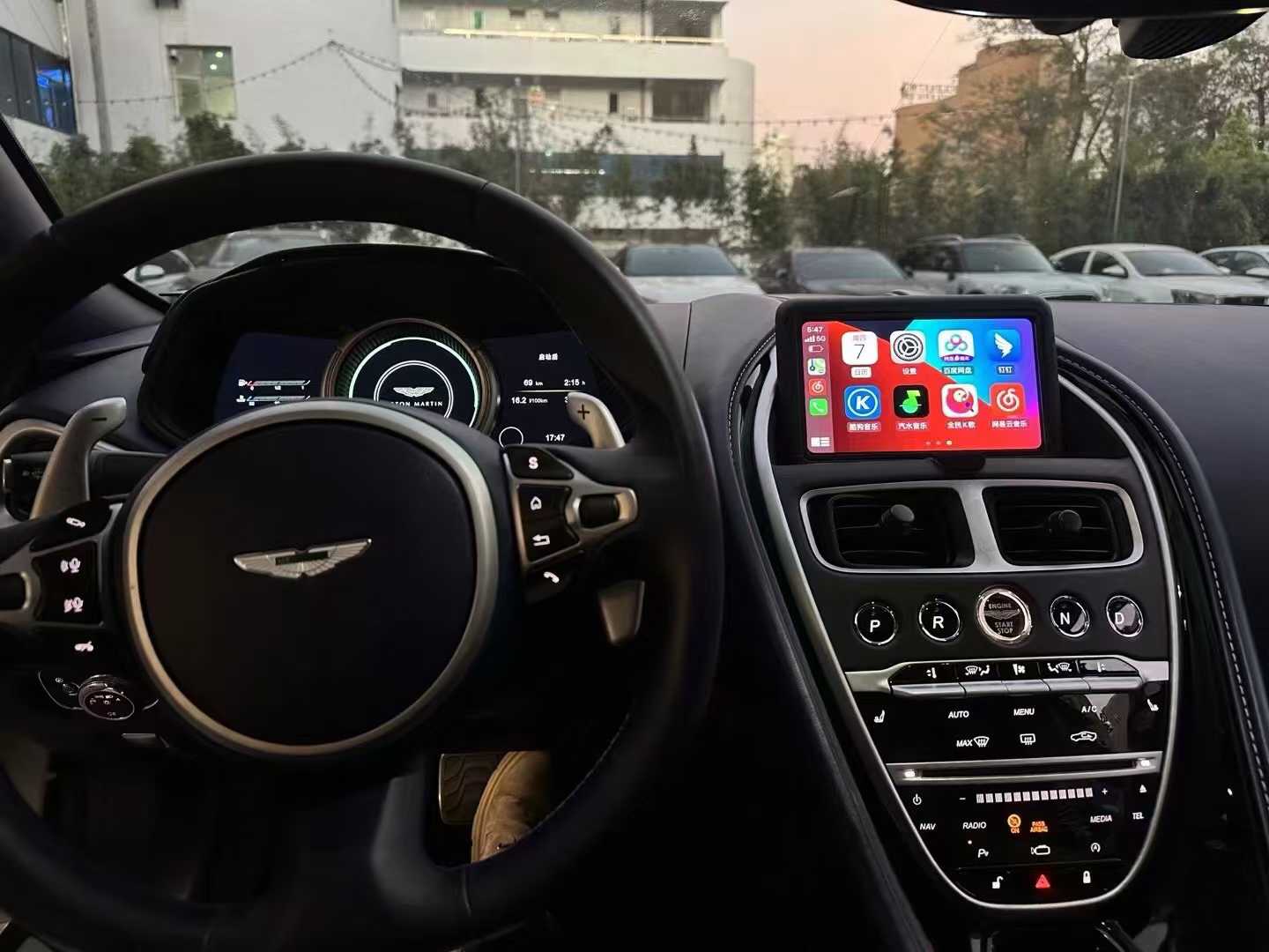 Aston Martin wireless CarPlay installed